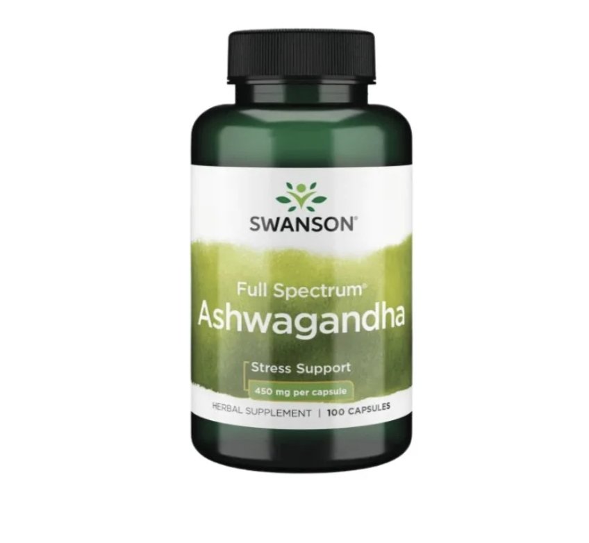Ashwagandha 450mg, 100 caps, Full Spectrum, Swanson