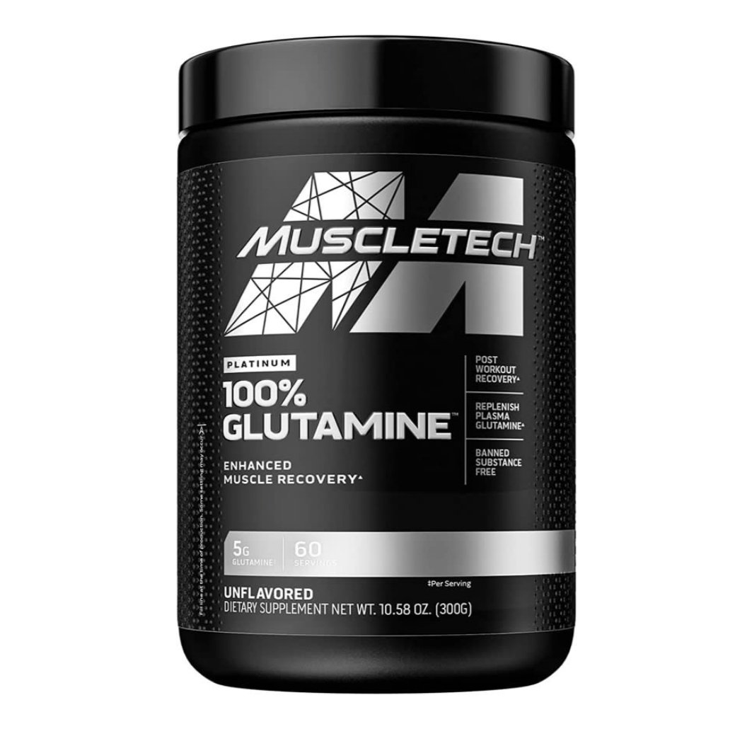 Platinum 100% Glutamine, MuscleTech 60 servicios