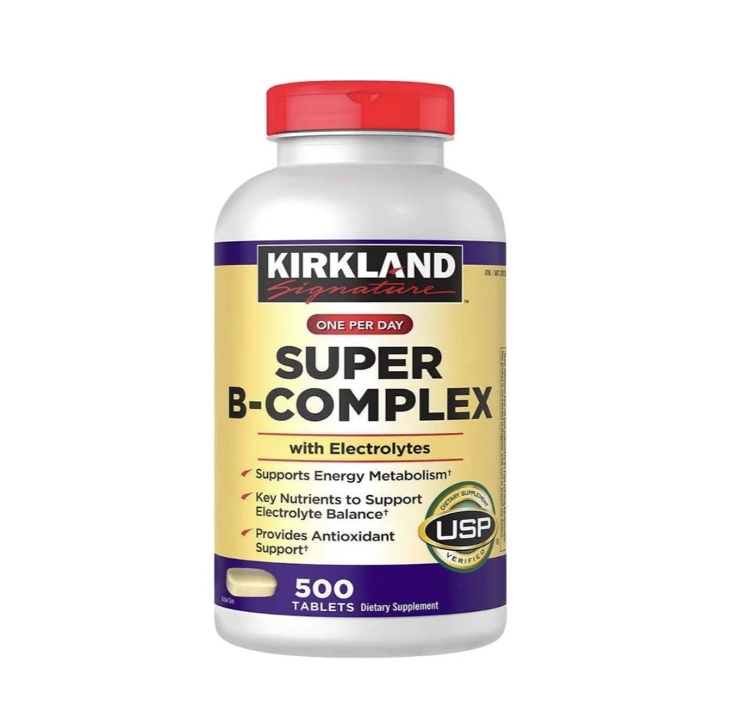 Súper B- Complex, Kirkland 500 Tabletas