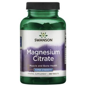 MAGNESIUM CITRATE, 240 caps. SWANSON