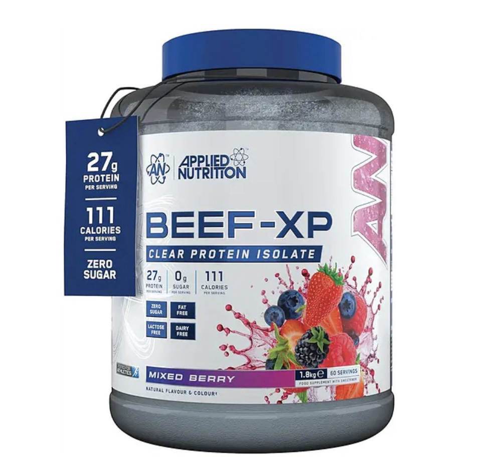 Beef-XP Clear Protein Isolate 4 lb – Applied Nutrition 🥩⚡con textura de jugo - Imagen 3